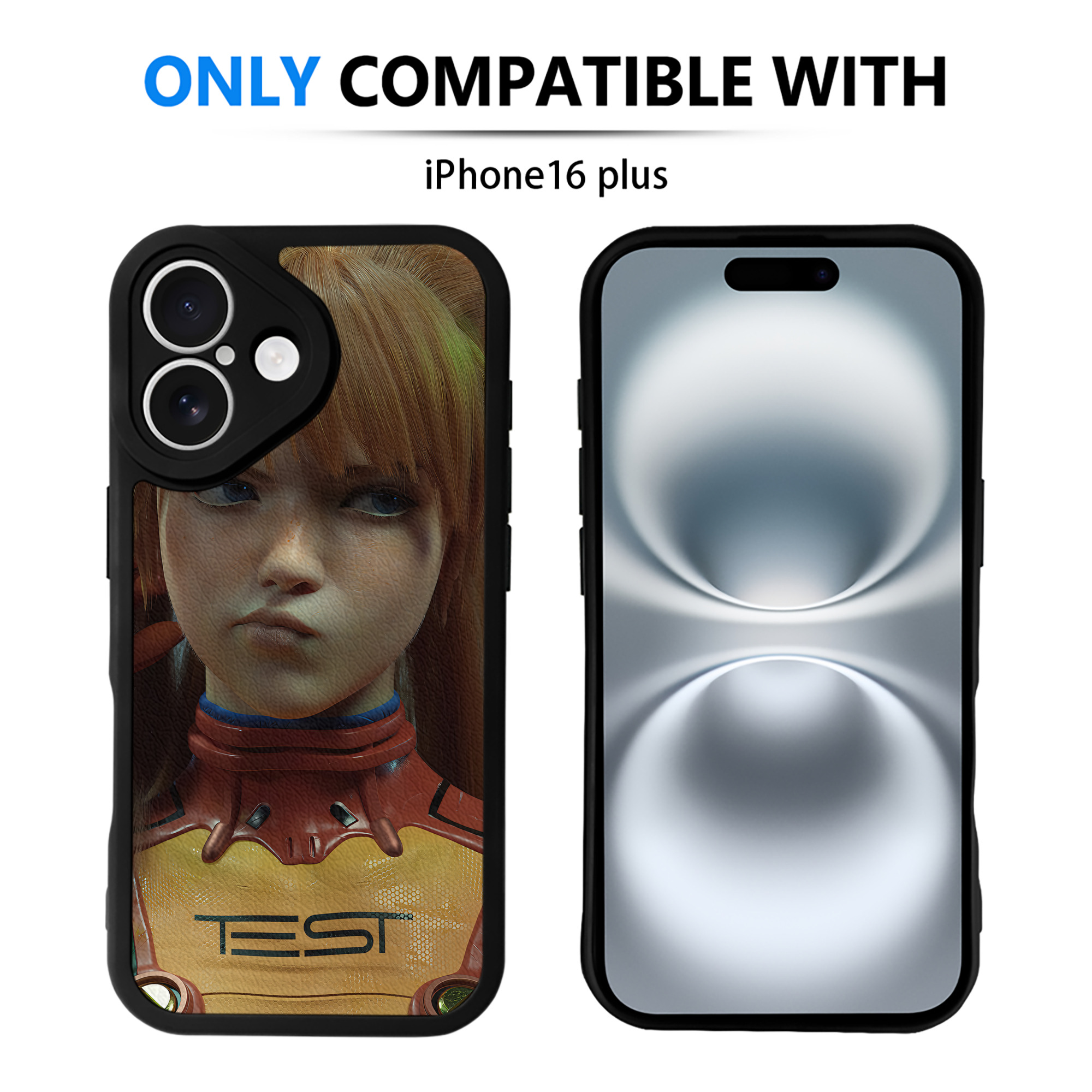 （画像用） EVA 新世紀エヴァンゲリオン 【iPhone 16シリーズ対応】シリコンスマホケース（レザー調） 材質：シリコン